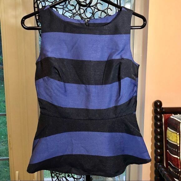 BANANA REPUBLIC PEPLUM FLARE SLEEVELESS TOP 0 NWT - Picture 15 of 16